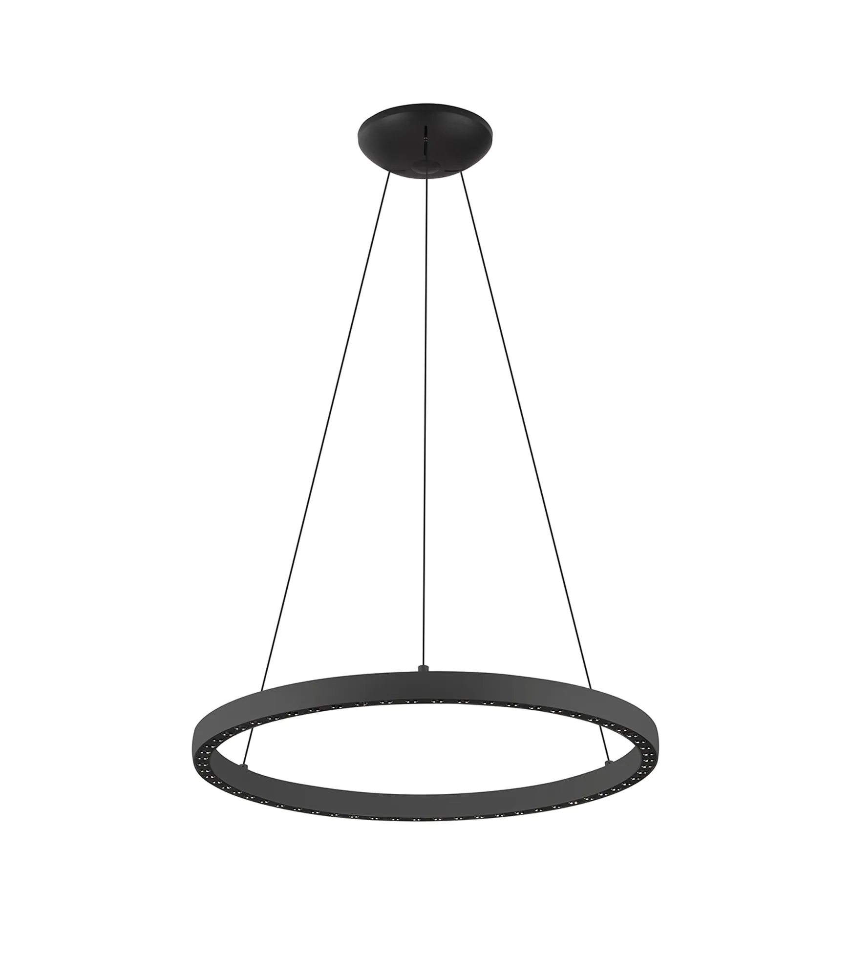 M8673  Riumar Ring Pendant 62cm 65W LED, 3 Way Relay Black